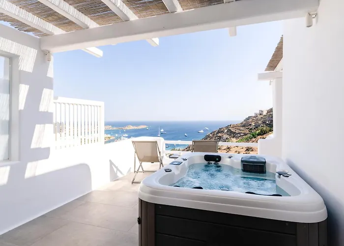 Camelia 2 - Psarou View - Private Pool And Jacuzzi Ψαρού