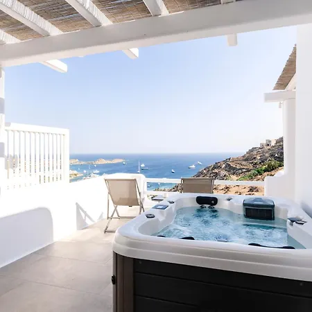 Camelia 2 - Psarou View - Private Pool And Jacuzzi 프사로우