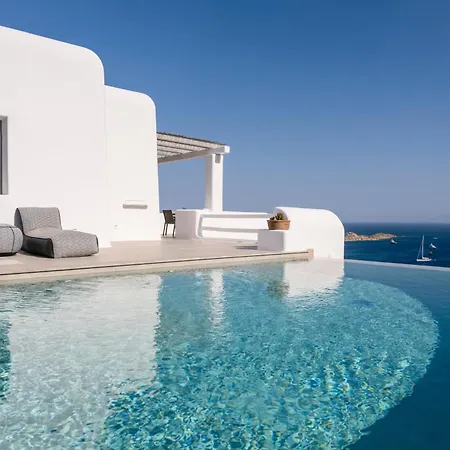 펜션 Camelia 2 - Psarou View - Private Pool And Jacuzzi *