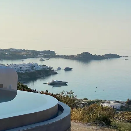 펜션 Camelia 2 - Psarou View - Private Pool And Jacuzzi 프사로우
