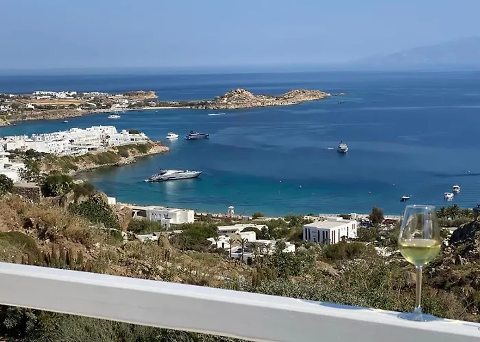 Camelia 2 - Psarou View - Private Pool And Jacuzzi Tatil Evi Psarrou