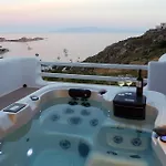 Camelia 2 - Psarou View - Private Pool And Jacuzzi Semesterbostad *