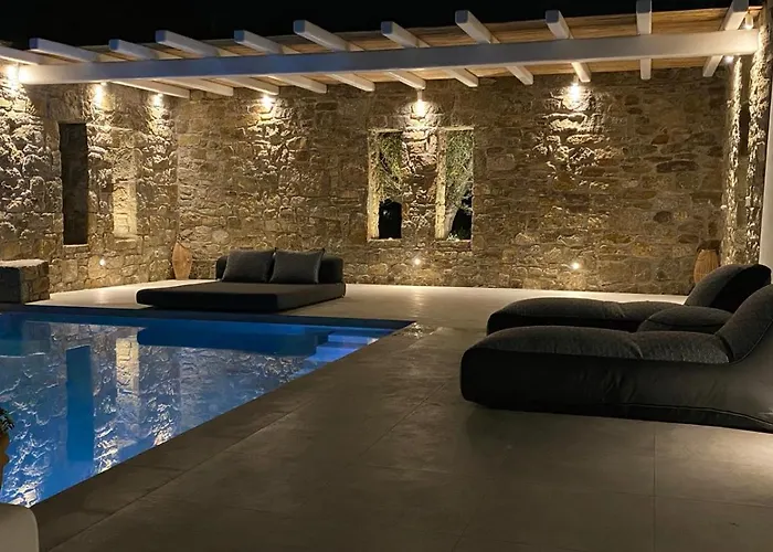 Dom wakacyjny Camelia 2 - Psarou View - Private Pool And Jacuzzi